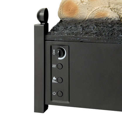 Duraflame Electric Fireplace 20.5 Inch Electric Log Set Heater - Remote - Birch