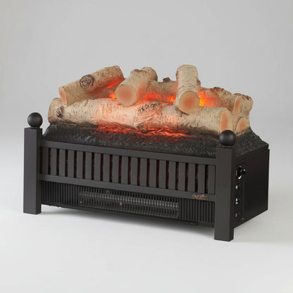 Duraflame Electric Fireplace 20.5 Inch Electric Log Set Heater - Remote - Birch