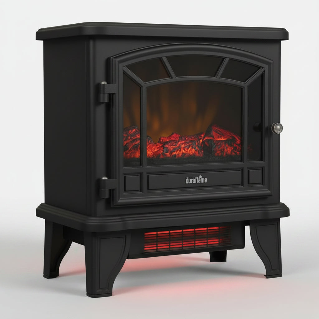 Duraflame 22 Inch Electric Fireplace Stove Heater - Infrared Quartz- Duraflame